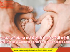 जातक को संतान गर्भ से होगी या गोद लेनी पड़ेगी | Weather Jatak will have a Child or need to Adopt a Child जातक को संतान गर्भ से होगी या गोद लेनी पड़ेगी | Whether Jatak will have a Child or need to Adopt a Child