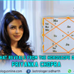 What reveals from the horoscope of Priyanka Chopra?
