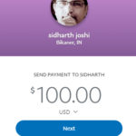 Paypal payment to Astrologer Sidharth